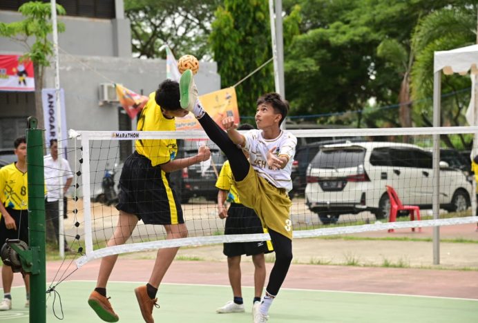 Sepak Takraw Double Even Putri Melaju ke Final