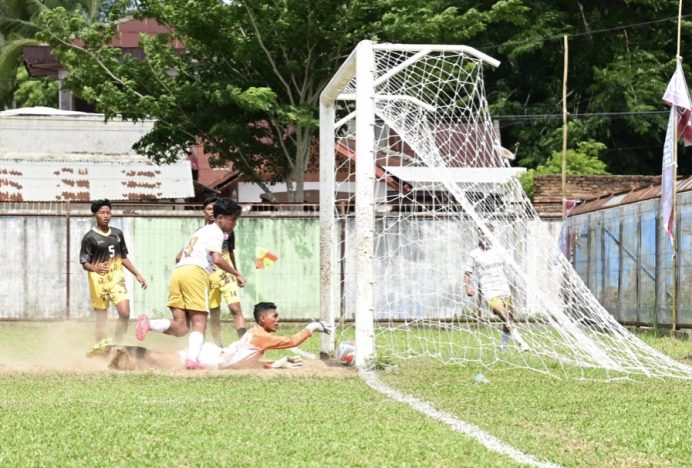 Benam Nagan Raya 7-1, Aceh Besar Buka Peluang Lolos Fase Knock Out Sepakbola Popda