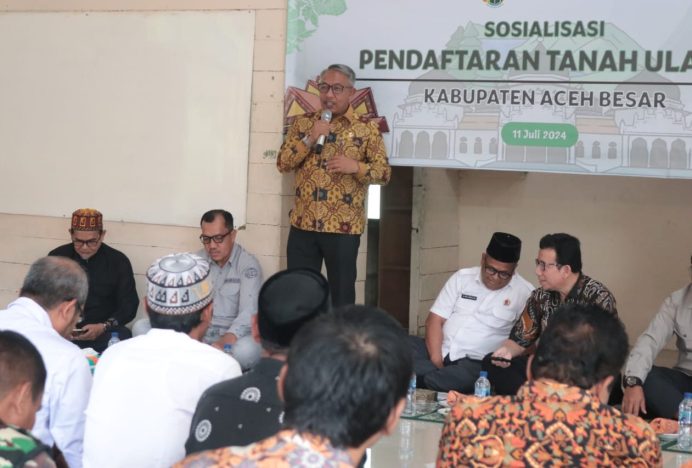 Asisten I Hadiri Kegiatan Sosialisasi Pengadministrasian dan Pendaftaran Tanah Ulayat