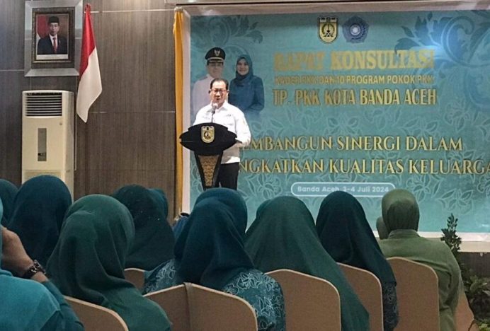 TP PKK Kota Banda Aceh Gelar Rapat Konsultasi 2024