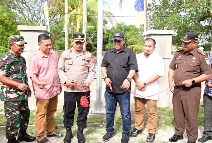 Anggota DPRK Aceh Besar Abdul Mucthi Turut Resmikan Sumur Berkah Adhyaksa di Lampuuk