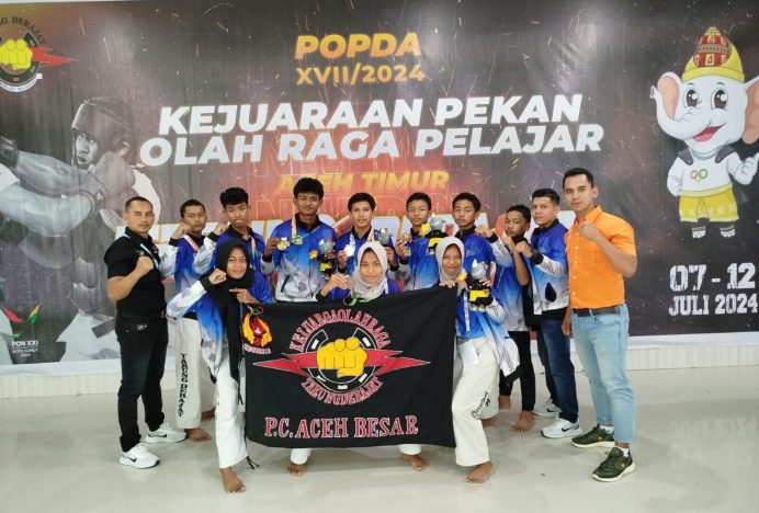 Tarung Drajat Sumbang 6 Medali untuk Aceh Besar