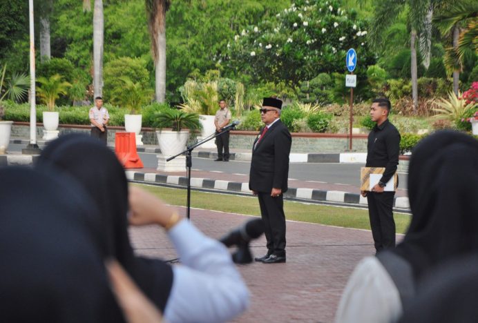 Pj Gubernur Aceh Pimpin Apel Peringatan Hari Koperasi ke-77 Tahun 2024