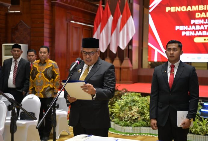 Pj Gubernur Aceh Lantik Tiga Penjabat Kepala Daerah