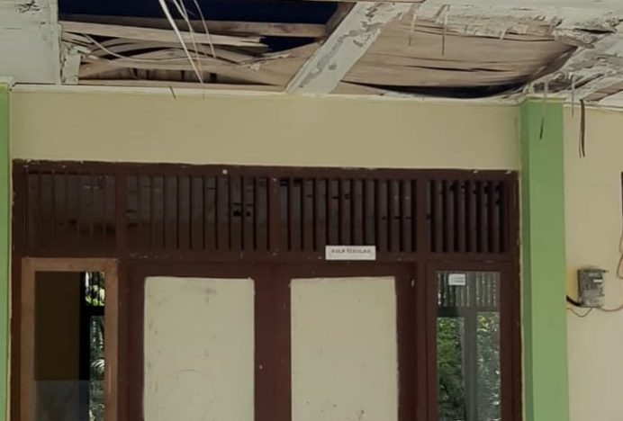 Bangunan SDN Tgk Chiek Eumpe Awee Rusak Parah