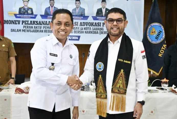 Kepala BNNK Sabang Terima Kunjugan Anggota Komisi III DPR RI
