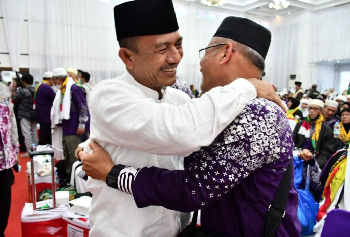 Pj Wali Kota Sambut Kepulangan Jamaah Haji Banda Aceh