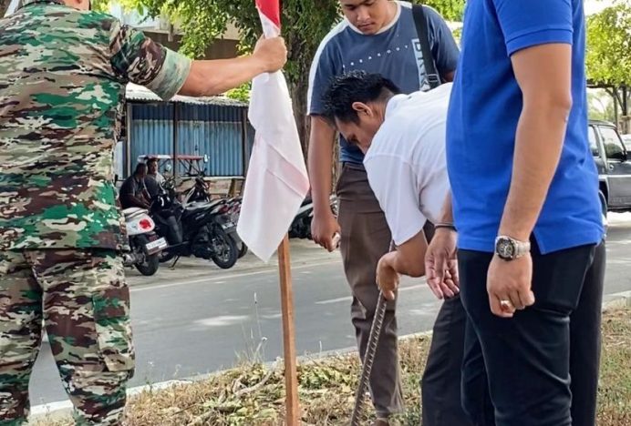 Meriahkan Perayaan HUT ke-79 RI, 300 Bendera Merah Putih Berkibar di Blang Bintang