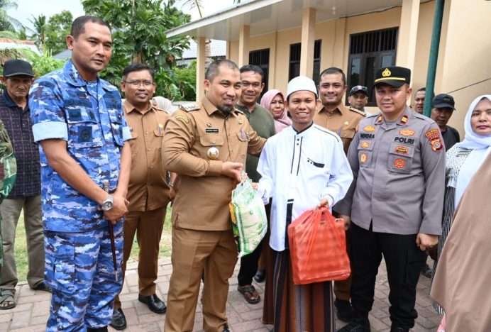 Pemkab Aceh Besar Bersama Lanud SIM Gelar Pangan Murah di Lamreung Darul Imarah