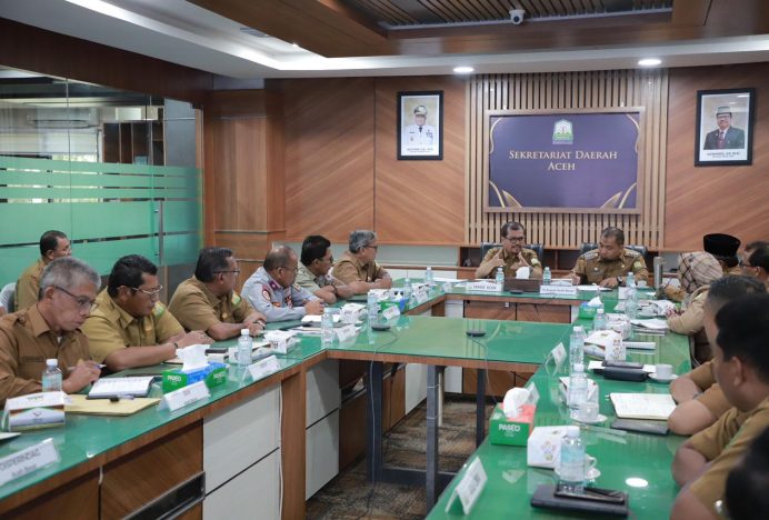 Pj Bupati Aceh Besar Hadiri Rakor Persiapan PON ke-21 Aceh-Sumut