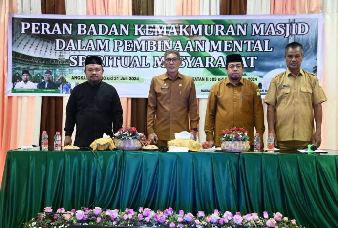 Asisten III Sekda Aceh Besar Buka Fasilitasi Pengelolaan Bina Mental Spiritual