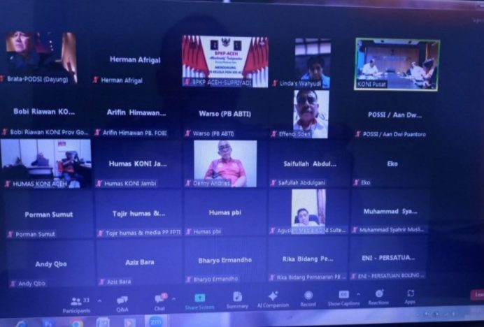 PB PON Aceh – Sumut akan Seleksi Wartawan Peliput