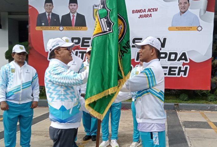 Pj Walikota Amiruddin Mengirim Kontingen Banda Aceh Dan Target Juara Umum Popda XVII/2024