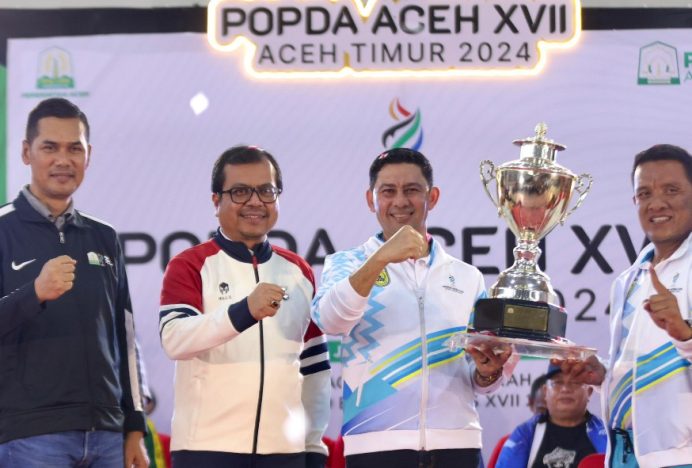 Banda Aceh Berhasil Wujudkan Target Juara Umum Popda XVII/2024