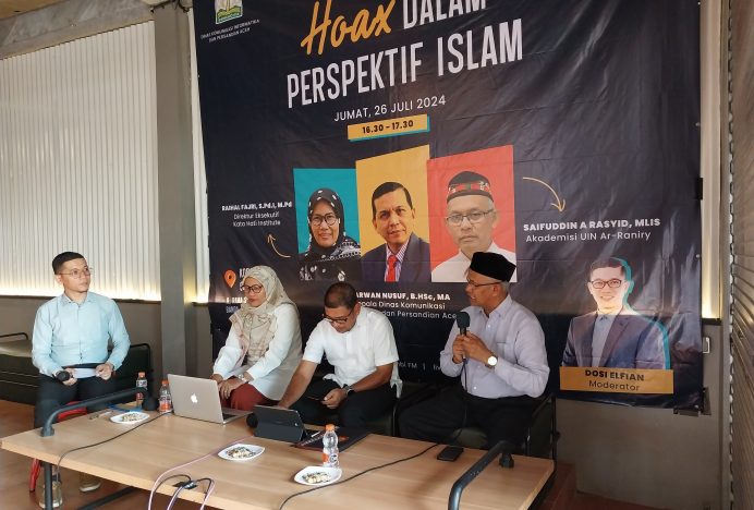 Kepala PKMB UIN Ar-Raniry Saifuddin A Rasyid: Hoaks Adalah Kejahatan