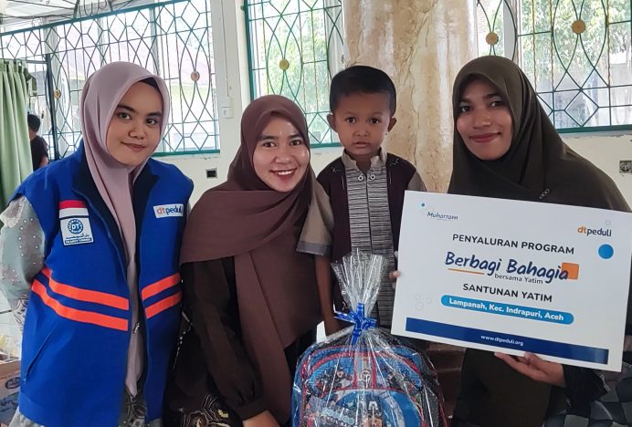DT Peduli Aceh Gelar Muharram Lebarannya Anak Yatim di Masjid Asy-Syuhada Lampanah