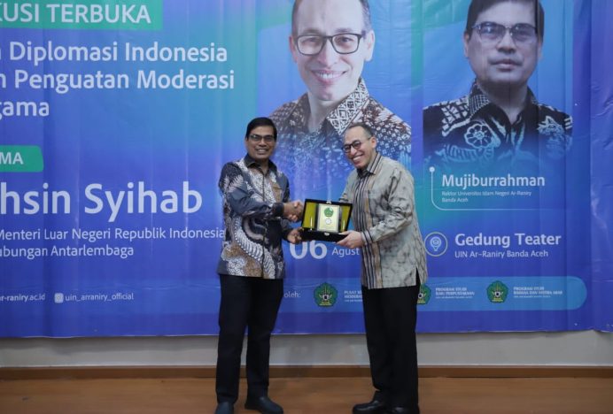 UIN Ar-Raniry dan Kemenlu RI Bahas Diplomasi untuk Moderasi Beragama