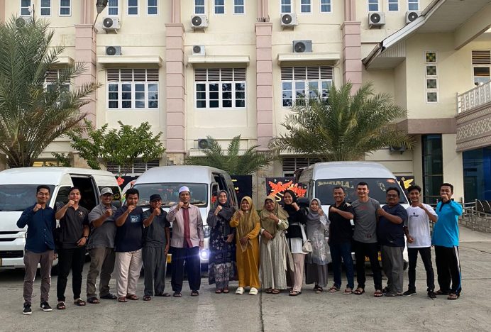 Kepala Kankemenag Lepas Kepulangan Kontingen KSM Menuju Aceh Singkil