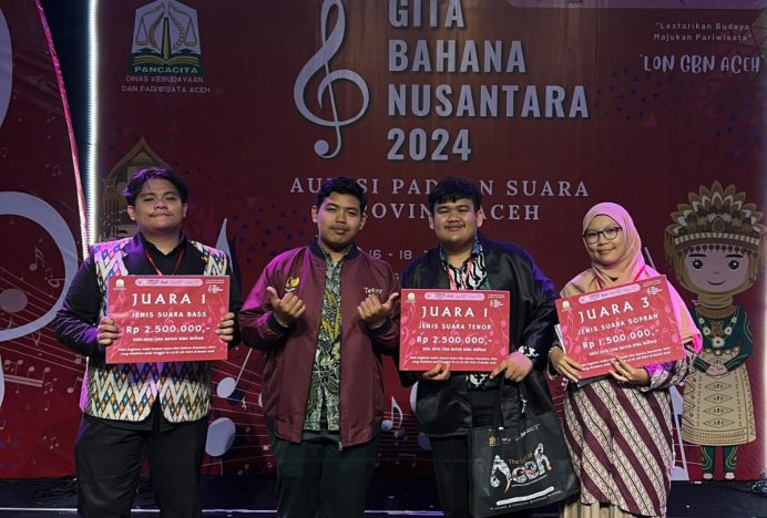 Mahasiswa USK Wakil Aceh untuk Paduan Suara di Istana Negara