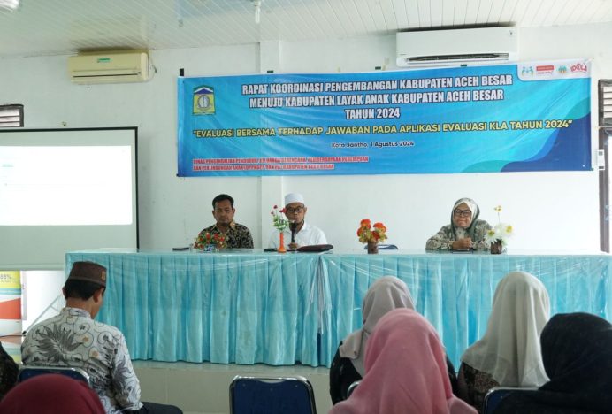 Aceh Besar Gelar Rakor Pengembangan Menuju Kabupaten Layak Anak