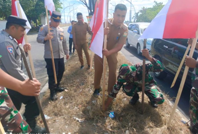 Forkopimcam Ingin Jaya Pasang Merah Putih Sepanjang Jalur Protokol