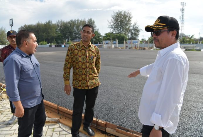 Pj Sekda Aceh Tinjau Venue Sepatu Roda dan Kempo di PIDIE