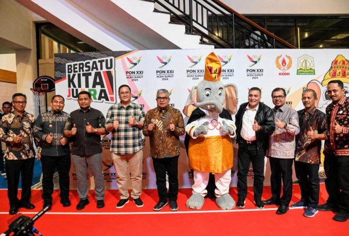 Pj Bupati Iswanto Hadiri Temu Mitra Sponsorship PON XXI Tahun 2024 Aceh – Sumut untuk Wilayah Aceh