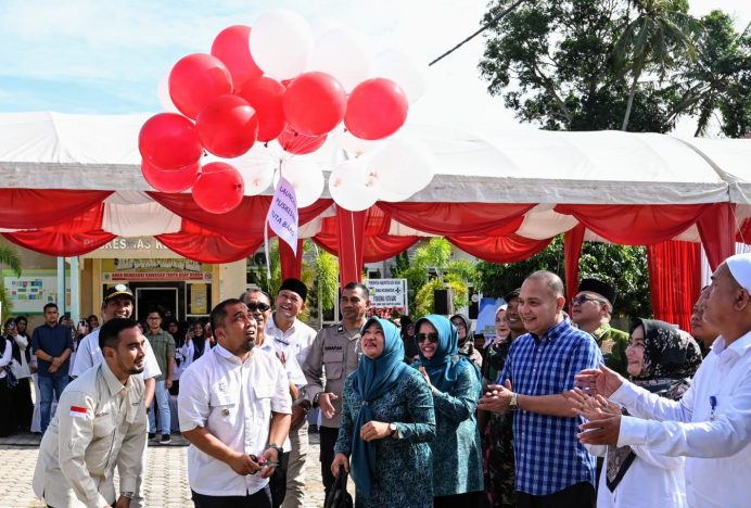 Pj Bupati Aceh Besar Lauching ILP dan Puskesmas Ramah Anak di Kuta Baro