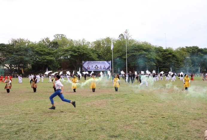 Ragam Atraksi Meriahkan Apel Tahunan 2024 Pesantren Modern Tgk Chiek Oemar Diyan