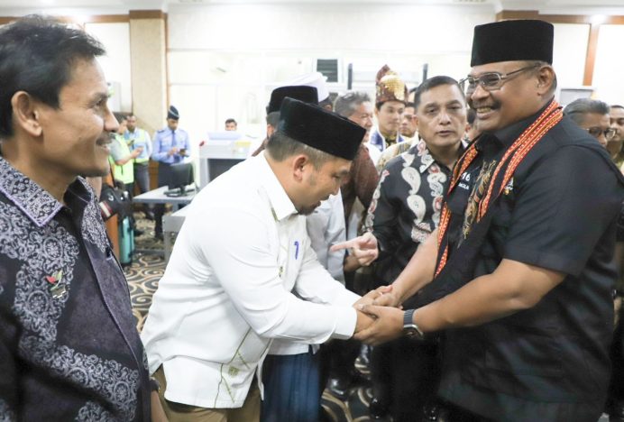 Pj Bupati Aceh Besar Sambut Kedatangan Pj Gubernur Aceh Baru