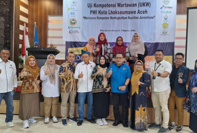 UKW Angkatan XBIII di Lhokseumawe, 21 Wartawan Berjuang Mendapatkan Status Kompeten
