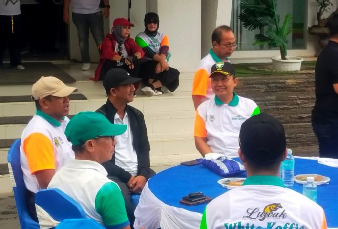 Kasdim 0101/KBA Hadiri Penglepasan Peserta Fun Bike