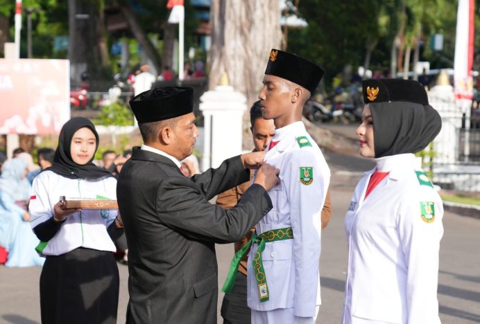 Pj Wali Kota Sabang Kukuhkan Anggota Paskibraka