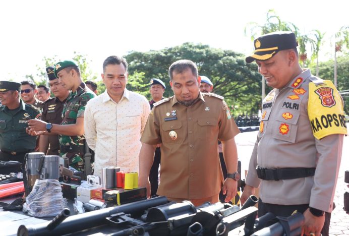 Pj Bupati Iswanto Hadiri Apel Gelar Pasukan Operasi Mantap Praja Seulawah 2024