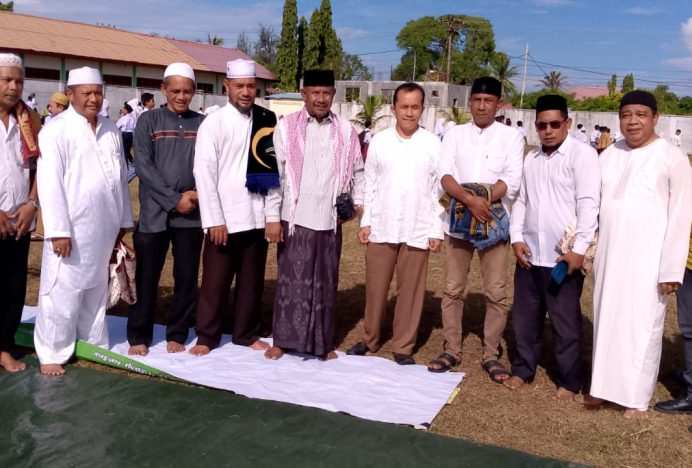 Hujan Gerimis Warnai Shalat Istisqa Pelajar Dan Guru di Lhoknga
