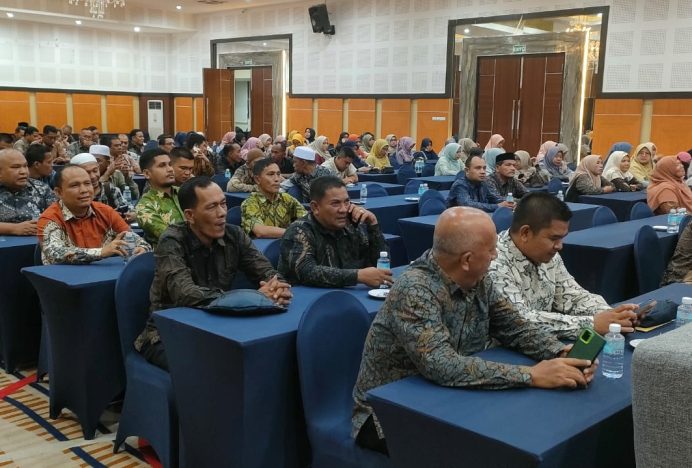 Tingkatkan Tata Kelola Madrasah, KTU MAN dan MTsN Aceh Singkil Ikuti Rakor di Grand Permata Hati Banda Aceh