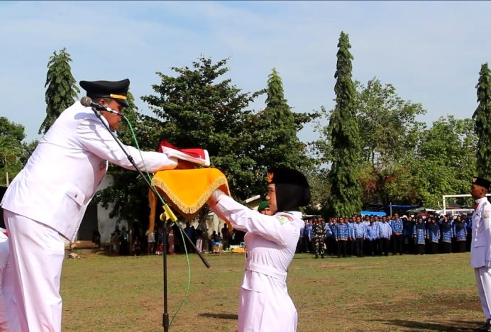 Drama Kolosal Perjuangan “Cut Nya’ Dhien”, Warnai Upacara HUT RI di Kecamatan Indrapuri
