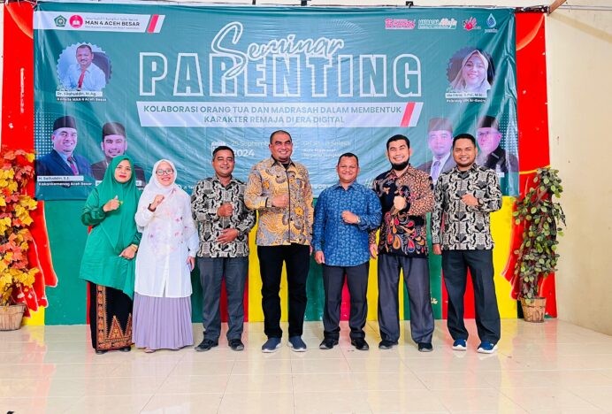 MAN 4 Aceh Besar Sukses Gelar Seminar Parenting, Hadirkan Pakar Pendidikan dan Psikologi