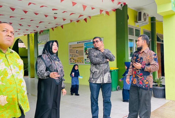 Pantau Pembangunan Ruang Belajar MIN 8, Saifuddin: Dapat Digunakan Dalam Waktu Dekat