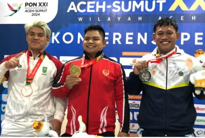 Aceh Berjaya Raih Emas di Sejumlah Cabor, Zul Ilmi Tambah Emas Angkat Besi