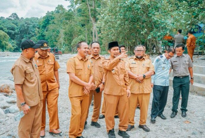 Pj Bupati Agara Pastikan Venue Arung Jeram Sudah Siap Pakai