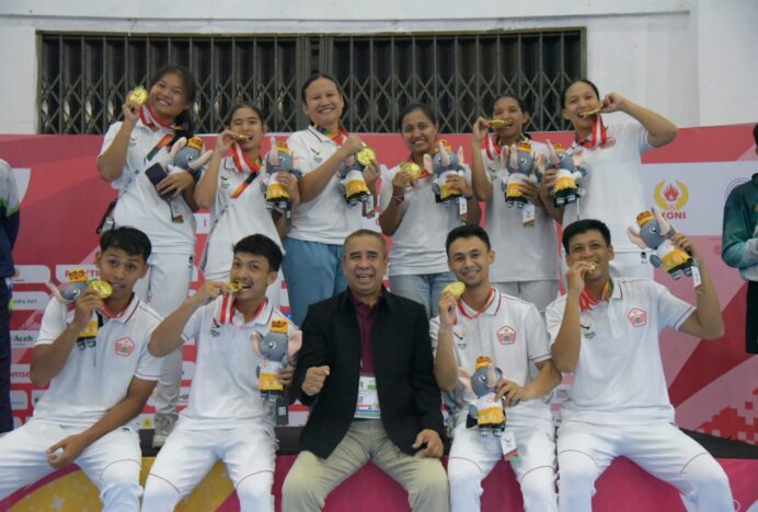 Kalahkan Jabar, DKI Jakarta Rebut Emas Korfball K4 1Korf PON XXI