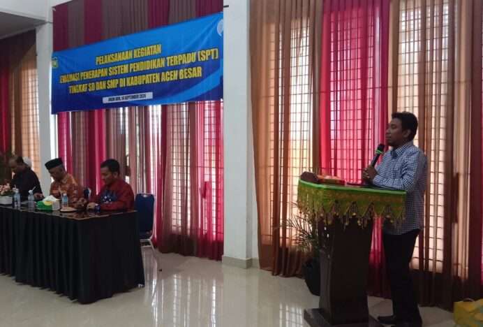 Aceh Besar Evaluasi Penerapan SPT di SD dan SMP