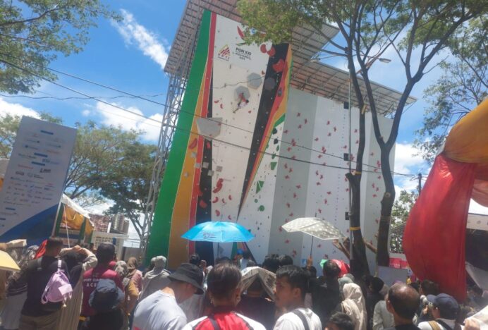 Panjat Tebing PON XXI Aceh-Sumut Diserbu Penonton, Panahan Sepi