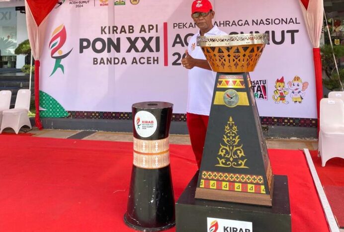 Camat Mustafa Ajak Warga Dukung Kecamatan Meuraxa pada Festival Nobar Open Ceremony PON
