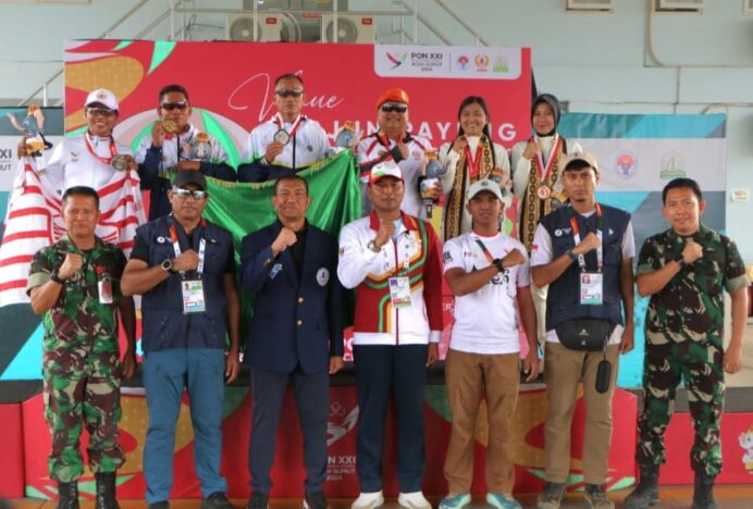 Cabor Terjun Payung PON XXI Aceh-Sumut 2024 Resmi Ditutup