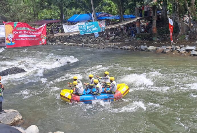 Jateng Juara Arung Jeram Putra PON XXI