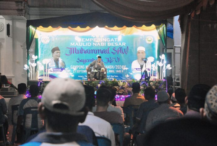 Warga Mibo Antusias Dengarkan Dakwah Maulid Nabi Muhammad SAW 1446 H