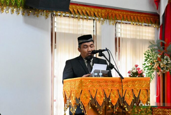 Pj Bupati Aceh Besar Hadiri Rapat Paripurna Pengucapan Sumpah Pimpinan DPRK Aceh Besar