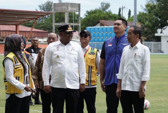 Resmikan Stadion Dimurthala, Presiden Joko Widodo Minta Venue PON XXI Aceh – Sumut Dirawat dan Dimanfaatkan